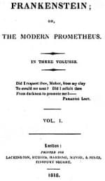 Frankenstein — cover